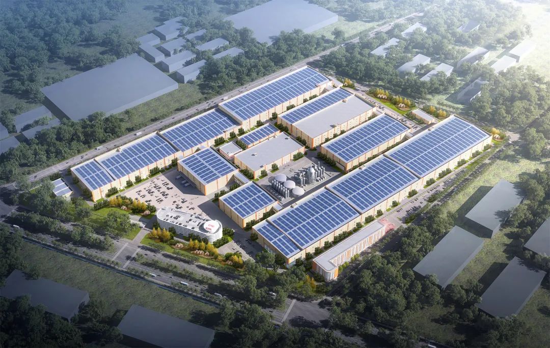 億緯鋰能成都項目效果圖 億緯鋰能成都項目效果圖