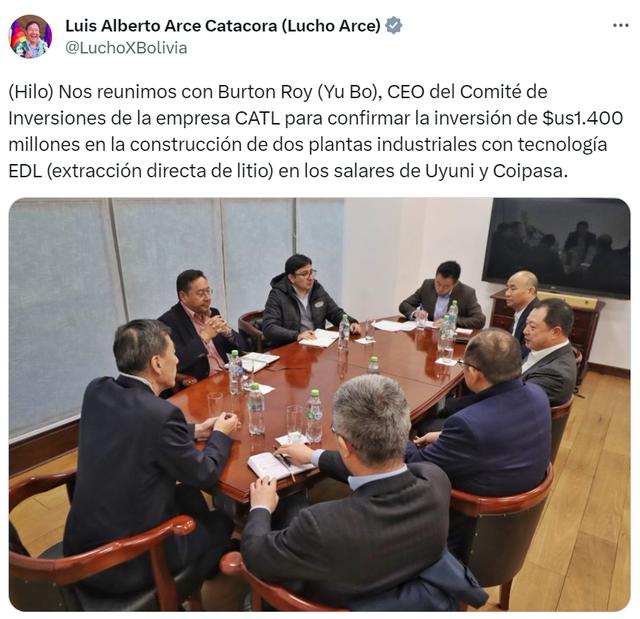 圖片來源:玻利維亞總統(tǒng)Luis Arce推特截圖 圖片來源:玻利維亞總統(tǒng)Luis Arce推特截圖