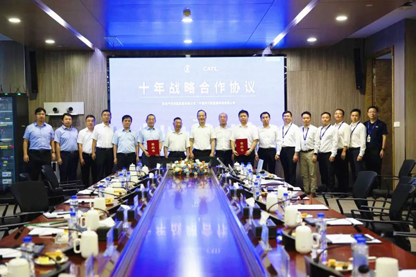 推動商用車電動化 寧德時代與陜汽簽署十年戰略合作協議