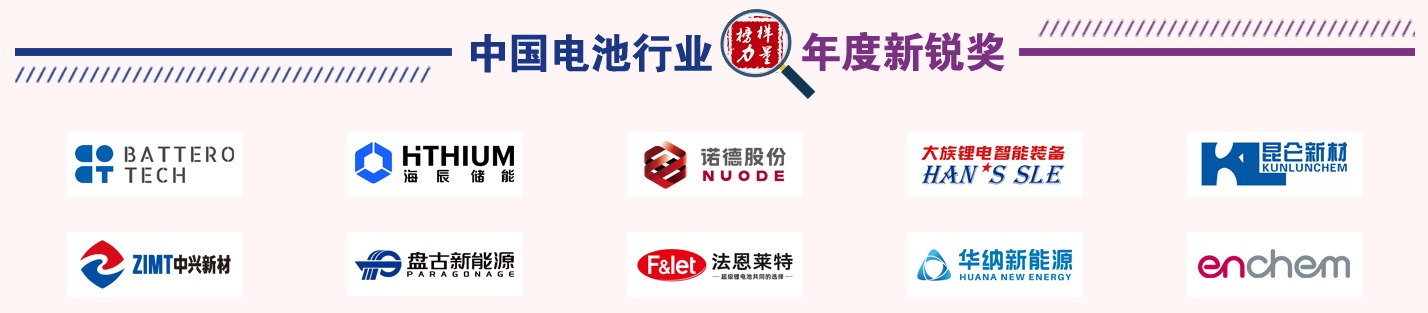 第13屆中國(guó)電池新能源行業(yè)年度新銳獎(jiǎng)獲獎(jiǎng)名單 第13屆中國(guó)電池新能源行業(yè)年度新銳獎(jiǎng)獲獎(jiǎng)名單