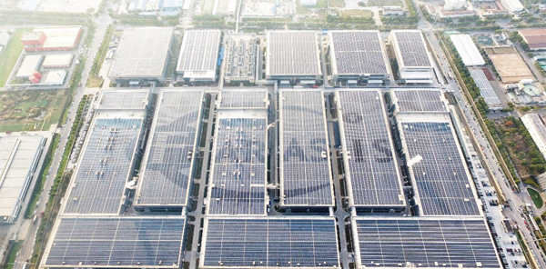 孚能科技廠房光伏系統