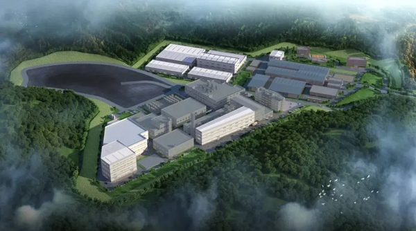 廣州優(yōu)美廢舊動(dòng)力電池材料再生利用項(xiàng)目建成后效果圖 圖/格林美