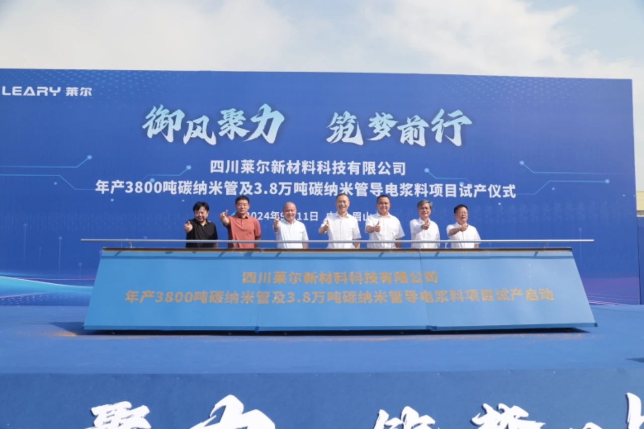 四川萊爾年產3800噸碳納米管及3.8萬噸碳納米管導電漿料項目 四川萊爾年產3800噸碳納米管及3.8萬噸碳納米管導電漿料項目