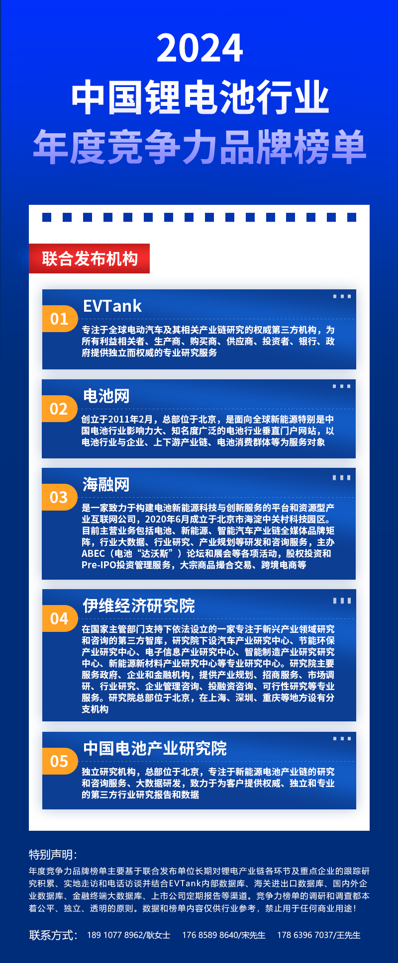 榜單聯合發布機構