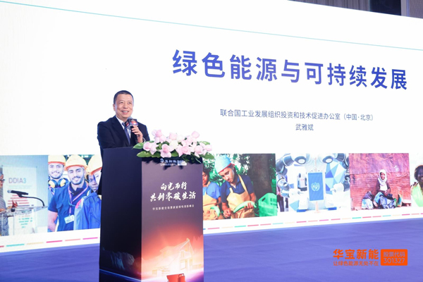 聯合國工業發展組織投資與技術促進辦公室（中國·北京）主任武雅斌