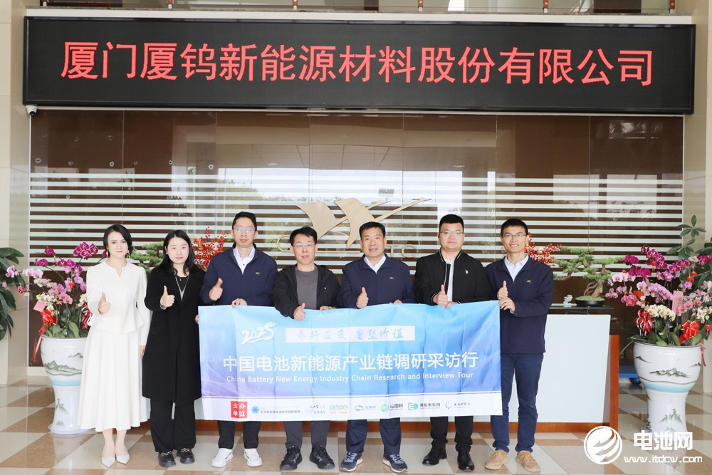 廈鎢新能：新能源材料年銷量超10萬噸 已切入固態電池材料賽道