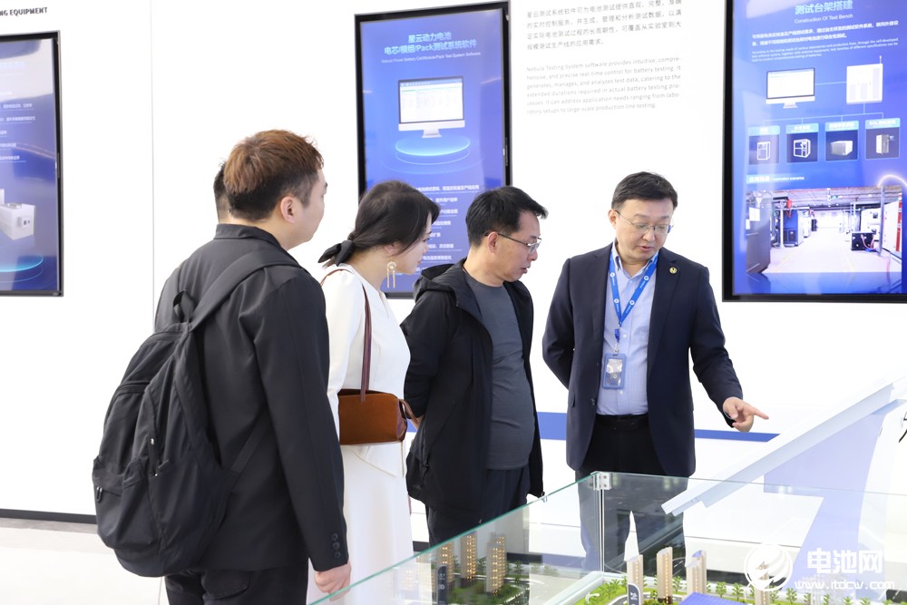 中國電池新能源產業鏈調研采訪團一行參觀考察星云股份