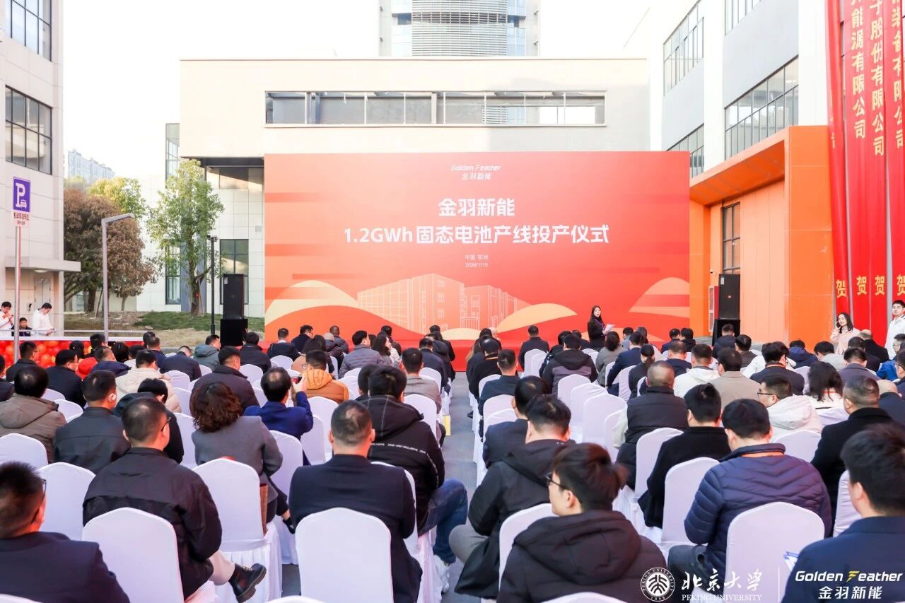 1.2GWh！金羽新能浙江杭州固態電池產線正式投產